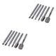 thumbnail image 2 of Scienceny 6 Pieces Rotary Burr Grinder High-speed Replacement Steel Engraving Head Grinding Polishing Woodworking DIY Files for Type2 NO2, 2 of 6