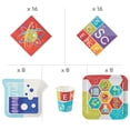 thumbnail image 2 of Science Party for 8, Party Supplies, Birthday, 85 Pieces, 2 of 3