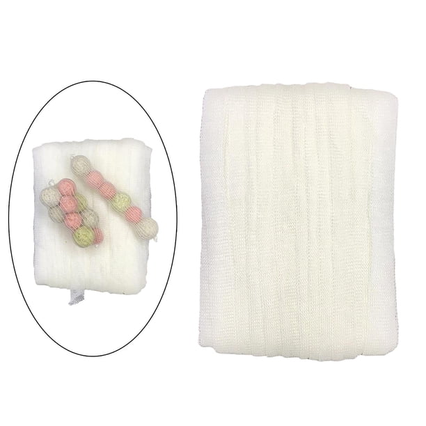 1 Bolsa de Almacenamiento de Cebo de Malla Soluble de Pva, Accesorios, Equipo de Aparejos, Comedero de Pesca Universal para Bagre, Partícula Pequeña T 44 mm Baoblaze Malla de PVA soluble