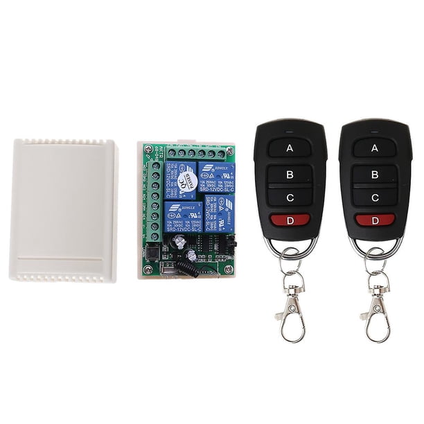 Transmisor Mando a Distancia Inalámbrico Rf Universal 4 Canales 433 Mhz