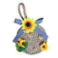 thumbnail image 1 of Guirnalda de sol de , flores artificiales, decoración Floral de A Zulema Corona colgante de puerta delantera, 1 of 8
