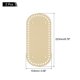 thumbnail image 2 of Oval Bolso Inferior Moldeador Almohadilla , 2uds 22x10cm PU Cuero Cartera Cojín Base para Bricolaje Tejer Ganchillo Bolsa Creación (Beige), 2 of 6