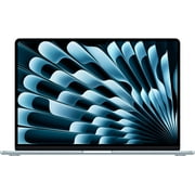 Restored Apple 15 MacBook Air with M4 chip, 10-core CPU / 10-core GPU, 24GB Memory, 512GB SSD - Sky Blue