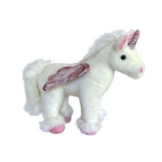 Auswella Plush 12 Inch White Standing Unicorn Plush Stuffed Animal