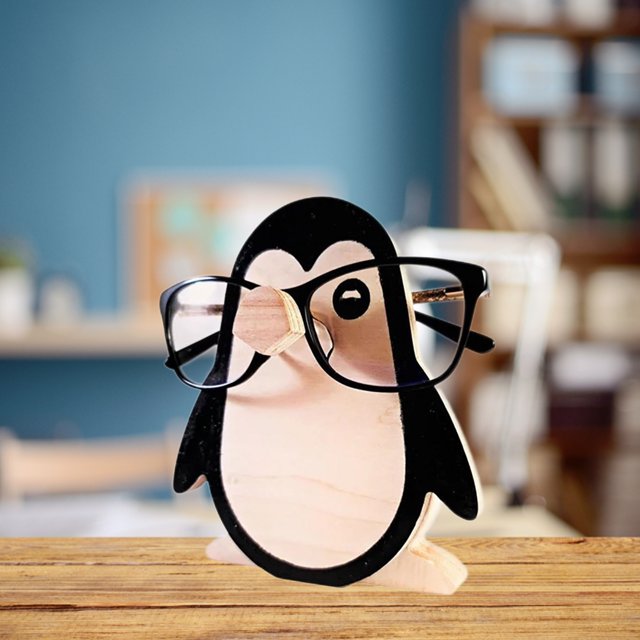 Organizador Soporte de almacenamiento de gafas de madera Estantes de exhibición de gafas de animales Marco de gafas (B) JShteea Libre de BPA