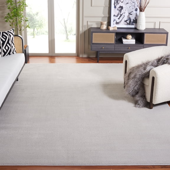 SAFAVIEH Continental Josif Solid Area Rug, Gray, 8' x 10'
