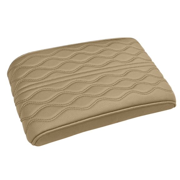 Kieccall Leather Car Armrest Box Pad - Memory Foam Center Console Cover, Universal Fit for Cars, SUVs & Trucks with Comfort Grip