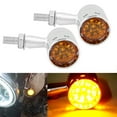 thumbnail image 1 of Lámpara 2 uds Universal 12V Luz de señal de giro para motocicleta Retro Vintage lámpara indicadora hueca ámbar ANGGREK Otros, 1 of 8