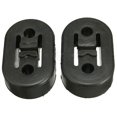 thumbnail image 4 of 2/4PCS Universal Car Rubber Exhaust Hanger Bushing Support Pipe Mount Mounting Bracket Hanger Insulator 2 Holes Muffler, 4 of 5
