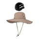 thumbnail image 5 of Gorra de pescador resistente a impactos con correa para la barbilla, gorra de playa para adultos, sombrero de pesca. Caqui, 5 of 9
