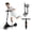 Ghostly Black, variant on Nattork Scooter for Kids 8-12, Teens and Adults-Adjustable Height Folding Kick Scooter with Large Sturdy Wheels for a Smooth Ride, Lightweight, Anti-Shock Suspension, Scooter for Boys and Girls-Black