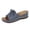 Light Blue, variant on Commforr Summer Shoes for Women, Women's Slip-On Wedge Sandals with Arch Support - Lightweight Comfortable Open Toe Slippers Soft Insole & Anti-Slip Sole Boho Slingback Sandals, Pink, 8