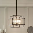 thumbnail image 5 of Kichler 43984BK Taubert 18" 4-Light Pendant in Black, 5 of 6