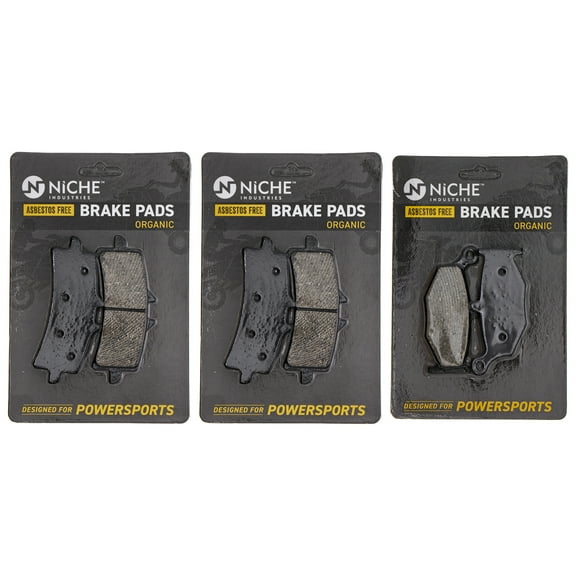 Niche Organic Brake Pad Set for Suzuki Hayabusa GSX1300RA Motorcycle MK1007834
