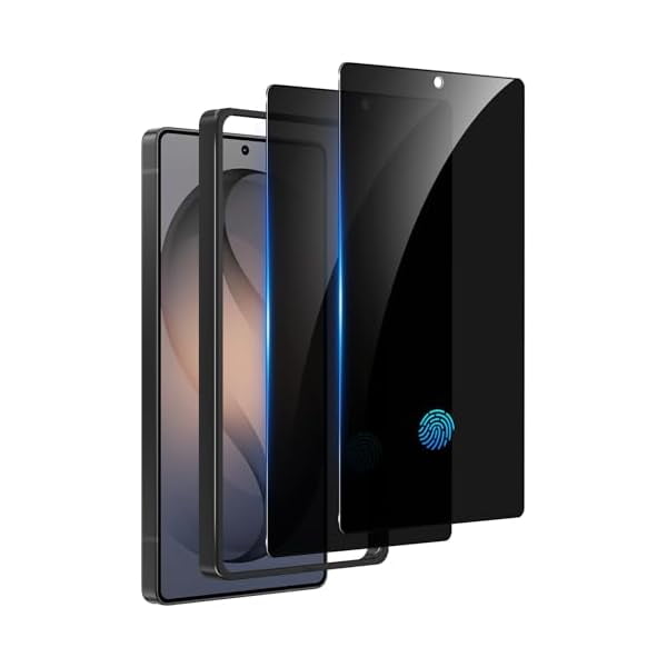 ccwonima 2 Pack for Samsung Galaxy S26 Ultra Privacy Screen Protector Tempered Glass, Fingerprint Unlocking, 25° Anti Spy S26 Ultra Screen Protector, Full Coverage, Case Friendly, Easy Installation