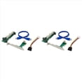 thumbnail image 1 of 4X Tarjeta de Adaptador PCI-Express Una PCI Tarjeta de Expansión de Ranura PCIe Una Pci con Conector de Cable de Alimentación SATA de 4 para PC, 1 of 5