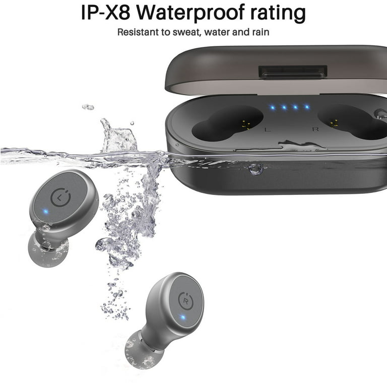 TOZO T10 Wireless Earbuds with Bluetooth 5.3 Earphones , IPX8 Waterproof  Stereo Headphones With in Ear Built in Mic Headset