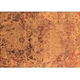 thumbnail image 1 of Ahgly Company Indoor Rectangle Oriental Orange Industrial Area Rugs, 2' x 4', 1 of 4