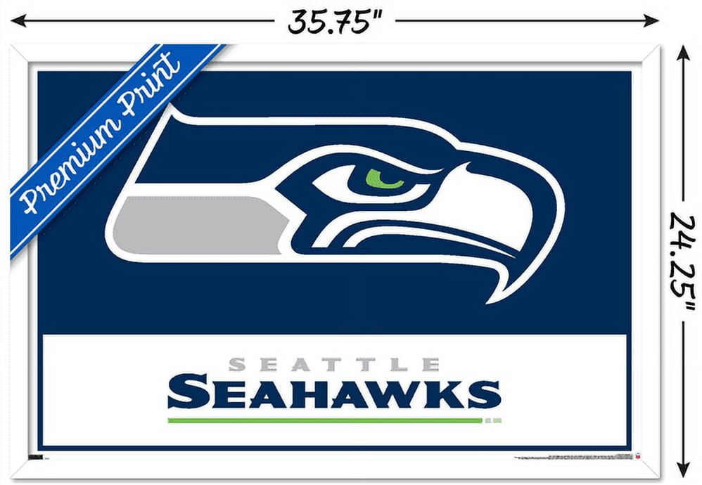 Seattle Seahawks Full Color Plastic License Plate Frame