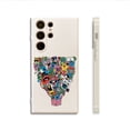 thumbnail image 1 of Muestra tu personalidad con una obra de arte vibrante, funda de teléfono plateada mate de doble capa para iPhone 15 Pro Max 14 13 12 Pro 11, 1 of 4