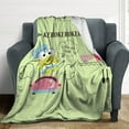 thumbnail image 6 of Sanrio KEROKEROKEROPPI Throw Blanket Cute Flannel for Boys Girls Men Women, 6 of 7