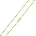 thumbnail image 2 of NYC Gold Plated Sterling Silver Rope Diamond-Cut Necklace Chains 1mm-5mm and 16 Inch to 24 Inch, Best Unisex Gift for Men & Women, 2 of 7