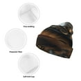 thumbnail image 3 of Pofeuu Vintage Gentleman Duck Print Beanie Hat for Men Women Knit Winter Hat Warm Cuffed Skull Beanie Slouchy Soft Unisex, 3 of 6