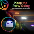 thumbnail image 3 of Brightz RingBrightz LED Cornhole Board Ring Lights, 2-Pack, Color Select/Color Morphing, 3 of 7
