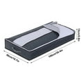 thumbnail image 3 of Storage Bag Organizer Pillow Storage Bags, Under Bed Storage Bags with Zipper, Breathable Storage Bags Comforter Storage, Under Bed Organizer Storage for Sweaters(1pc), 3 of 7