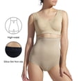 thumbnail image 2 of Pantalones moldeadores de cintura alta con dosificador de silicona para mujer, paquete de bragas ajustadas europeas y americanas, pantalones abdominales posparto que levantan la cadera, 2 of 6