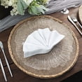 thumbnail image 4 of Balsa Circle 4 Natural 15 in Round Burlap Jute Placemats Braided Trim Party Event Decorations, 4 of 8