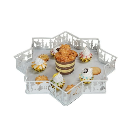 

Creative Metal Cake Stand Multipurpose Cookies Cupcake Dessert Display Tray for Wedding Birthday Parties New