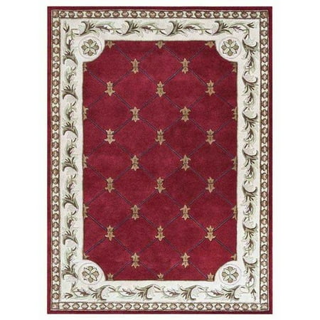 Alcott Hill Knecht Hand Tufted Wool Red White Area Rug Alcott Hill Knecht Hand Tufted Wool Red White Area Rug