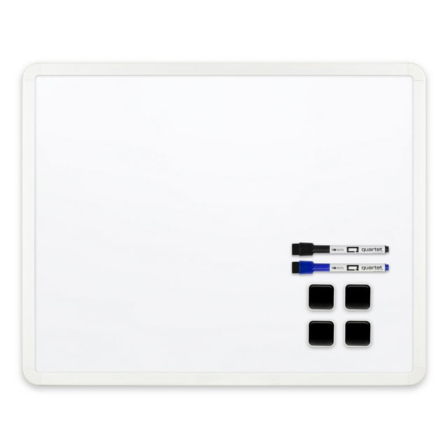 Quartet Magnetic Dry-Erase Board Value Pack, Plastic Frame, Whiteboard, 20” x 16”