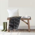 thumbnail image 3 of Sawmill Wood Bench, Farmhouse Entryway Bench for Living Dining Room, Rustic Entry Way Benches Seat, Solid Wood, Handcraft Finished, Natural, 3 of 4
