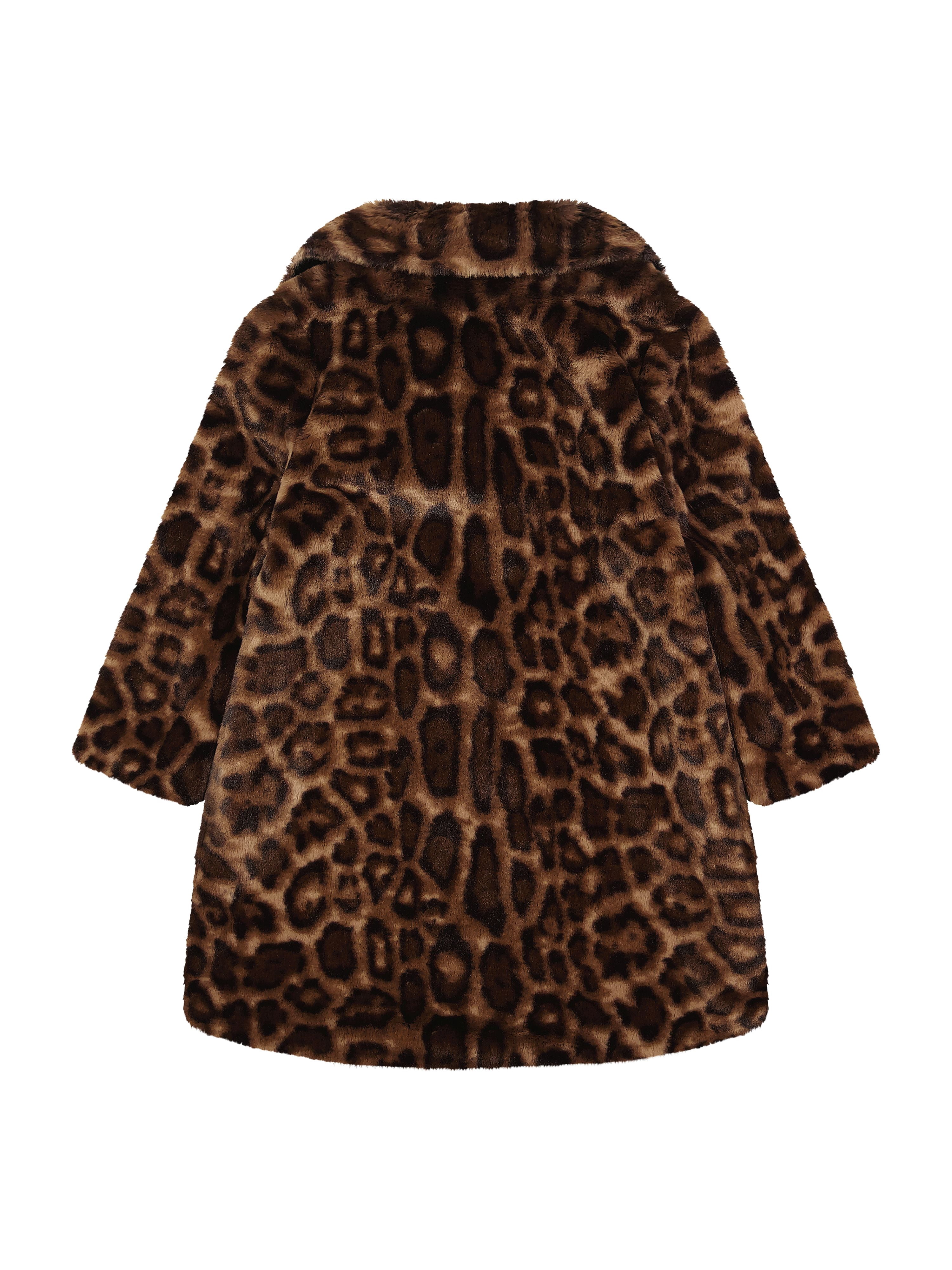 Kensie Toddler Girl Sleeveless Dress and Cheetah Coat Set, Sizes 12 Months-3T