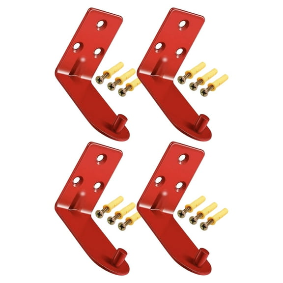 LITINKIMI 4Pcs Metal Fire Extinguisher Brackets for Wall Mounting Fire Safety Use