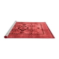 thumbnail image 2 of Ahgly Company Machine Washable Indoor Rectangle Oriental Red Modern Area Rugs, 7' x 10', 2 of 4