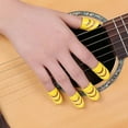 thumbnail image 1 of Flmtop 5Pcs Guitar Ukulele Plastic Thumb Finger Nail Fingertip Picks Protectors Set, 1 of 10