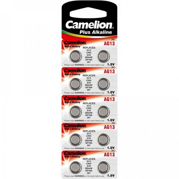 hhu888 Camelion 1.5V AG13 Alkaline Button Battery (10pcs)