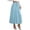 Light Blue, variant on YgkuHd Maxi Skirts for Women Casual Summer Solid Color Loose High Waist A-line Half Body Elastic Waist Drawstring Skirt Long Skirts for womens clothes Summer,Gray_XL