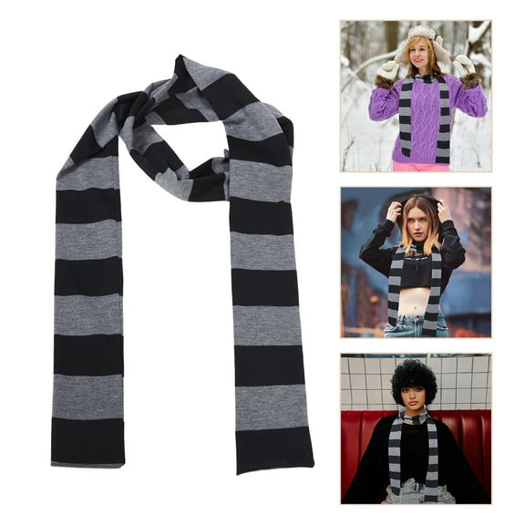 ELAYARD Girl Winter Scarf Multi Cotton 1Pack Neck Decoration Punk Style For Women All Seasons