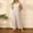 Khaki, variant on Women's Spring And Summer Solid Color Detachable Adjustable Strap Pants Casual Pants Straight Tube Elastic Waist Long Pants Jumpsuit (2) Womens Corporate Attire Body Suit Cute Ladies Romper Jumpsuit
