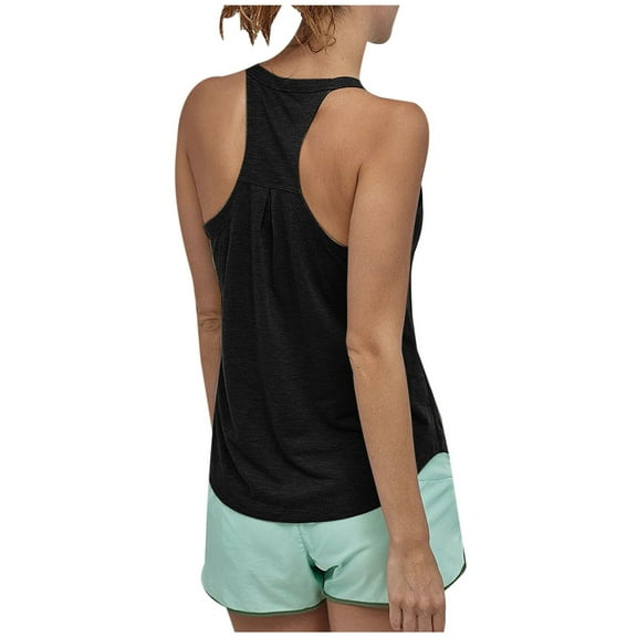 Sports Vest for Women Racer Back Quick Dry Yoga Tank Tops Breathable Loose Gym Tank Workout Fitness Running Vest Tops Womens Baggy Seamless Lightweight Tops