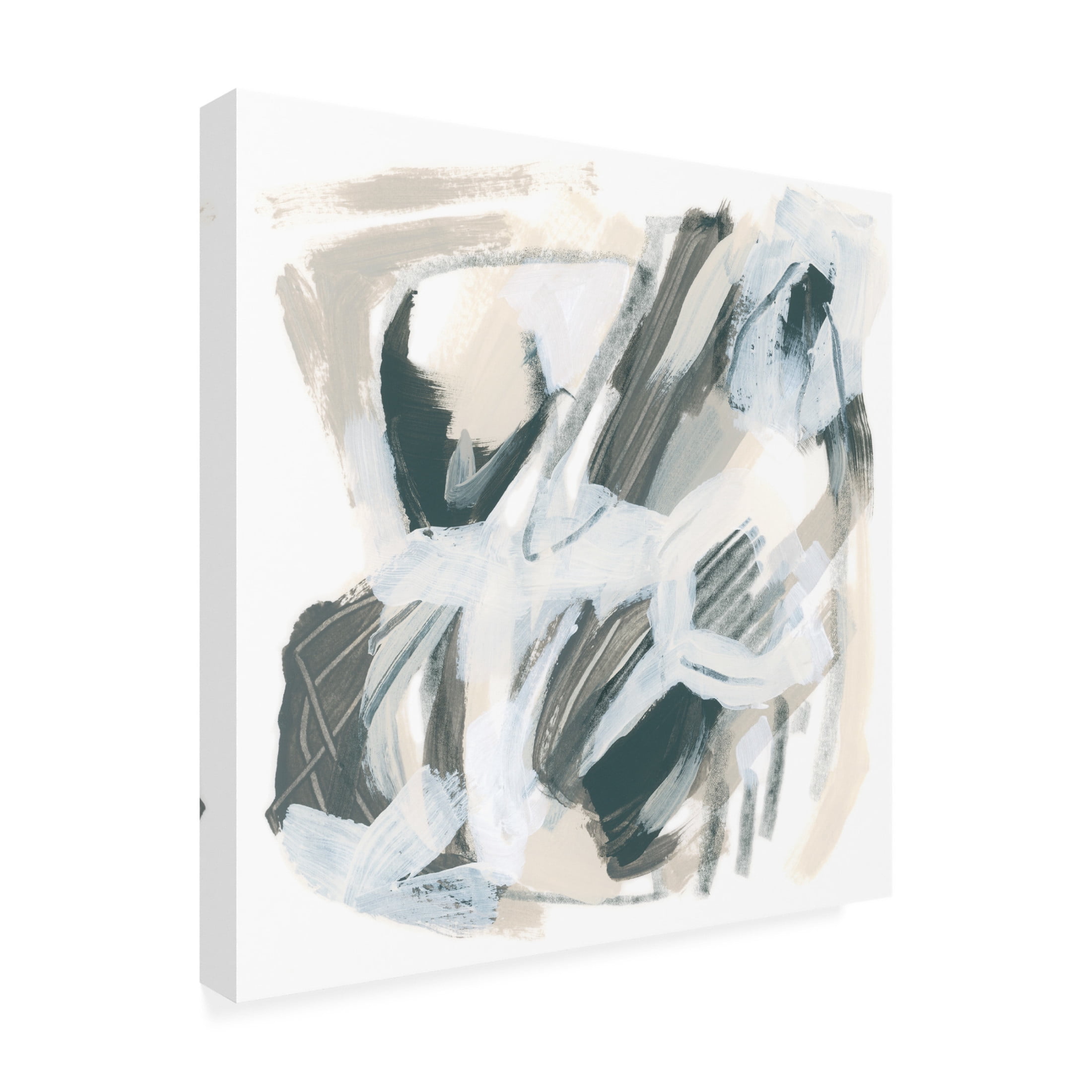 Canvas Wall Art - June Erica Vess 'Neutral Capacity III' Wall Art for Living Room, Bedroom, or Office Décor by Trademark Fine Art - 24 x 24 Inches