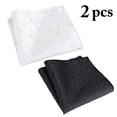 thumbnail image 2 of Men Pocket Square Vintage 2PCS Silk Soft Suit Handkerchief Pocket Handkerchief, 2 of 8