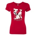 thumbnail image 2 of If It's Not a Jack Russell Terrier It's Just a Dog | Womens Dog Lover Slim Fit Junior Tee, Red, Large, 2 of 3