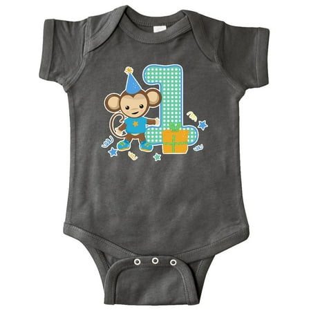 

Inktastic Im 1 Years Old With Monkey Gift Baby Boy or Baby Girl Bodysuit
