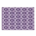 thumbnail image 1 of Mauve Cutting Board, Gradient and Geometric Circular Pattern with Inner Lines and Ring Balls Digital Graphic, Decorative Tempered Glass Cutting and Serving Board, Large Size, Purple, by Ambesonne, 1 of 1