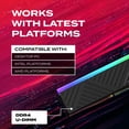 thumbnail image 5 of XPG Spectra D35 32GB (2 x 16GB) 288-Pin PC RAM DDR4 3200 (PC4 25600) Memory (Desktop Memory) Model AX4U320016G16A-DTBKD35G, 5 of 8